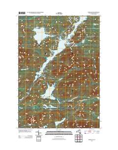 Deerland 2013 topographic map thumbnail