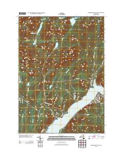 Ohmer Mountain 2013 topographic map thumbnail