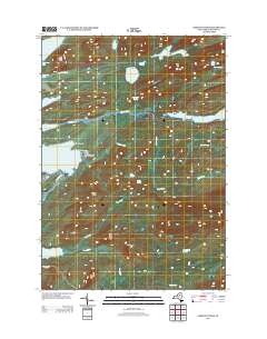 Sargent Ponds 2013 topographic map thumbnail