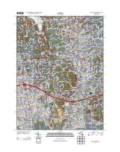Huntington 2013 topographic map thumbnail