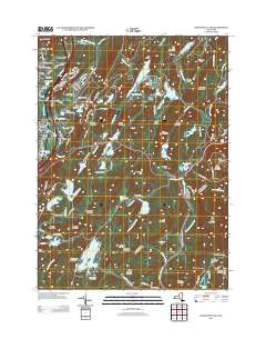 Popolopen Lake 2013 topographic map thumbnail