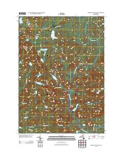 Tomany Mountain 2013 topographic map thumbnail