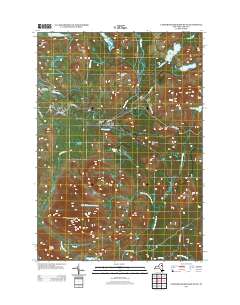 Vanderwhacker Mountain 2013 topographic map thumbnail