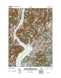 Peekskill 2013 topographic map thumbnail