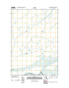 Hogansburg OE N 2013 topographic map thumbnail