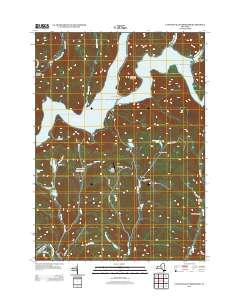 Cannonsville Reservoir 2013 topographic map thumbnail