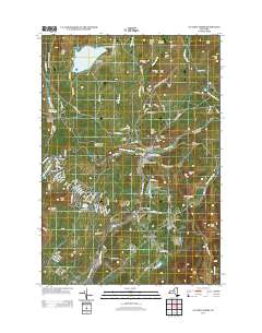 Au Sable Forks 2013 topographic map thumbnail
