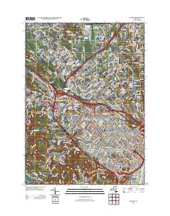 Albany 2013 topographic map thumbnail