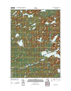 Canada Lake 2013 topographic map thumbnail