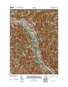 Binghamton East 2013 topographic map thumbnail