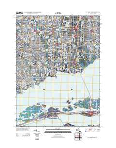 Bay Shore West 2013 topographic map thumbnail