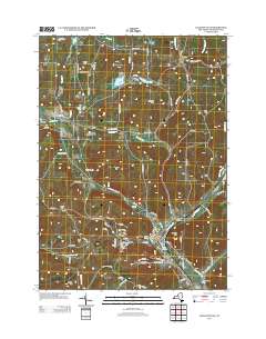 Ellicottville 2013 topographic map thumbnail