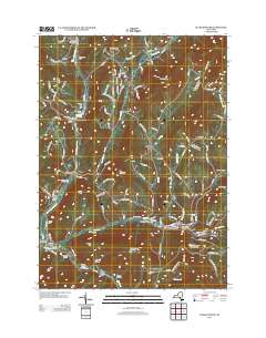 Fleischmanns 2013 topographic map thumbnail