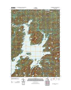 Cranberry Lake 2013 topographic map thumbnail