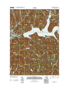Downsville 2013 topographic map thumbnail