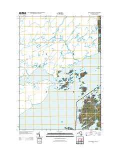 Grindstone Island 2013 topographic map thumbnail