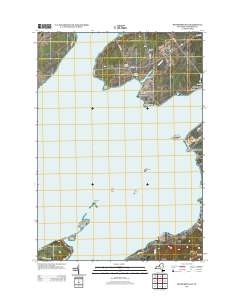 Henderson Bay 2013 topographic map thumbnail