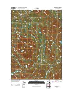 Johnsburg 2013 topographic map thumbnail