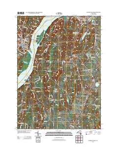 Hudson South 2013 topographic map thumbnail