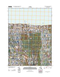 Middle Island 2013 topographic map thumbnail