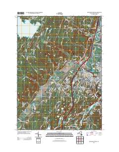 Kingston West 2013 topographic map thumbnail