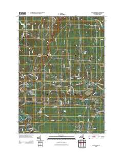 Lee Center 2013 topographic map thumbnail