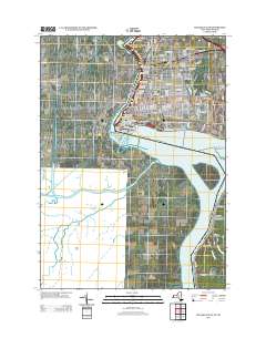 Niagara Falls 2013 topographic map thumbnail