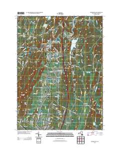 Rosendale 2013 topographic map thumbnail
