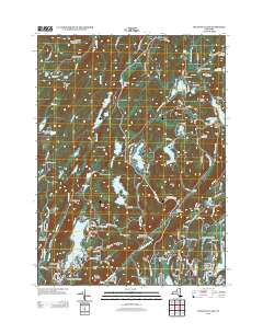 Oscawana Lake 2013 topographic map thumbnail