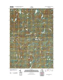 Oswegatchie SW 2013 topographic map thumbnail
