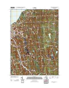 Oswego East 2013 topographic map thumbnail