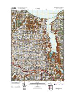 Rochester East 2013 topographic map thumbnail