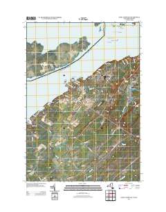 Saint Lawrence 2013 topographic map thumbnail