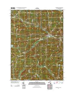 Woodhull 2013 topographic map thumbnail