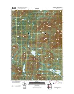 Santanoni Peak 2013 topographic map thumbnail
