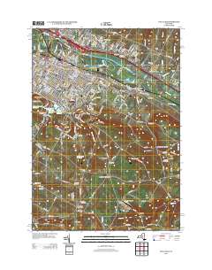 Utica East 2013 topographic map thumbnail