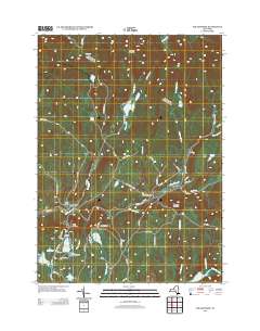 Willowemoc 2013 topographic map thumbnail