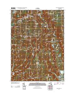 West Danby 2013 topographic map thumbnail