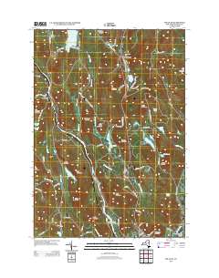 The Glen 2013 topographic map thumbnail