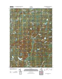West Pierrepont 2013 topographic map thumbnail