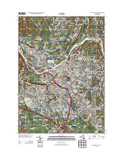 Schenectady 2013 topographic map thumbnail