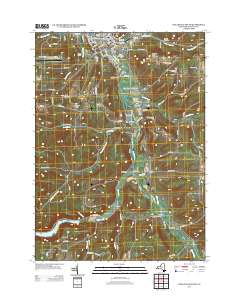 Wellsville South 2013 topographic map thumbnail