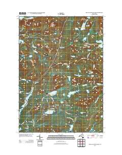 Bad Luck Mountain 2013 topographic map thumbnail