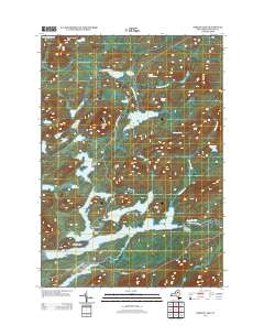 Forked Lake 2013 topographic map thumbnail