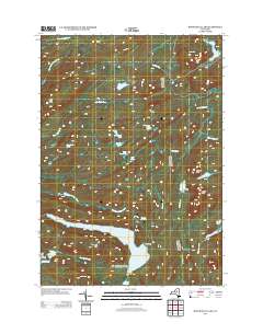 Honnedaga Lake 2013 topographic map thumbnail