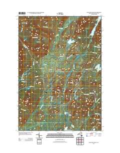 Page Mountain 2013 topographic map thumbnail