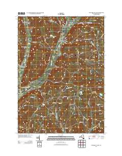 Newark Valley 2013 topographic map thumbnail