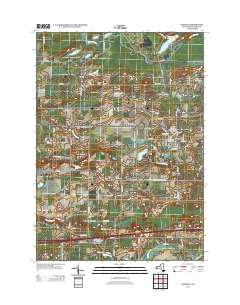 Oakfield 2013 topographic map thumbnail