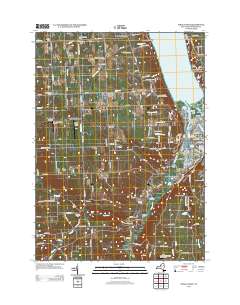 Ithaca West 2013 topographic map thumbnail