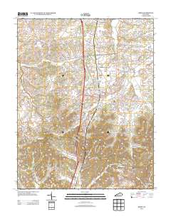 Berea 2013 topographic map thumbnail